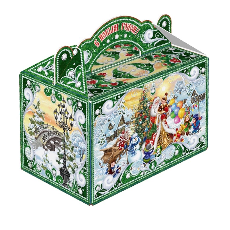 Коробка НГ Чемоданчик микс, 1,8 кг